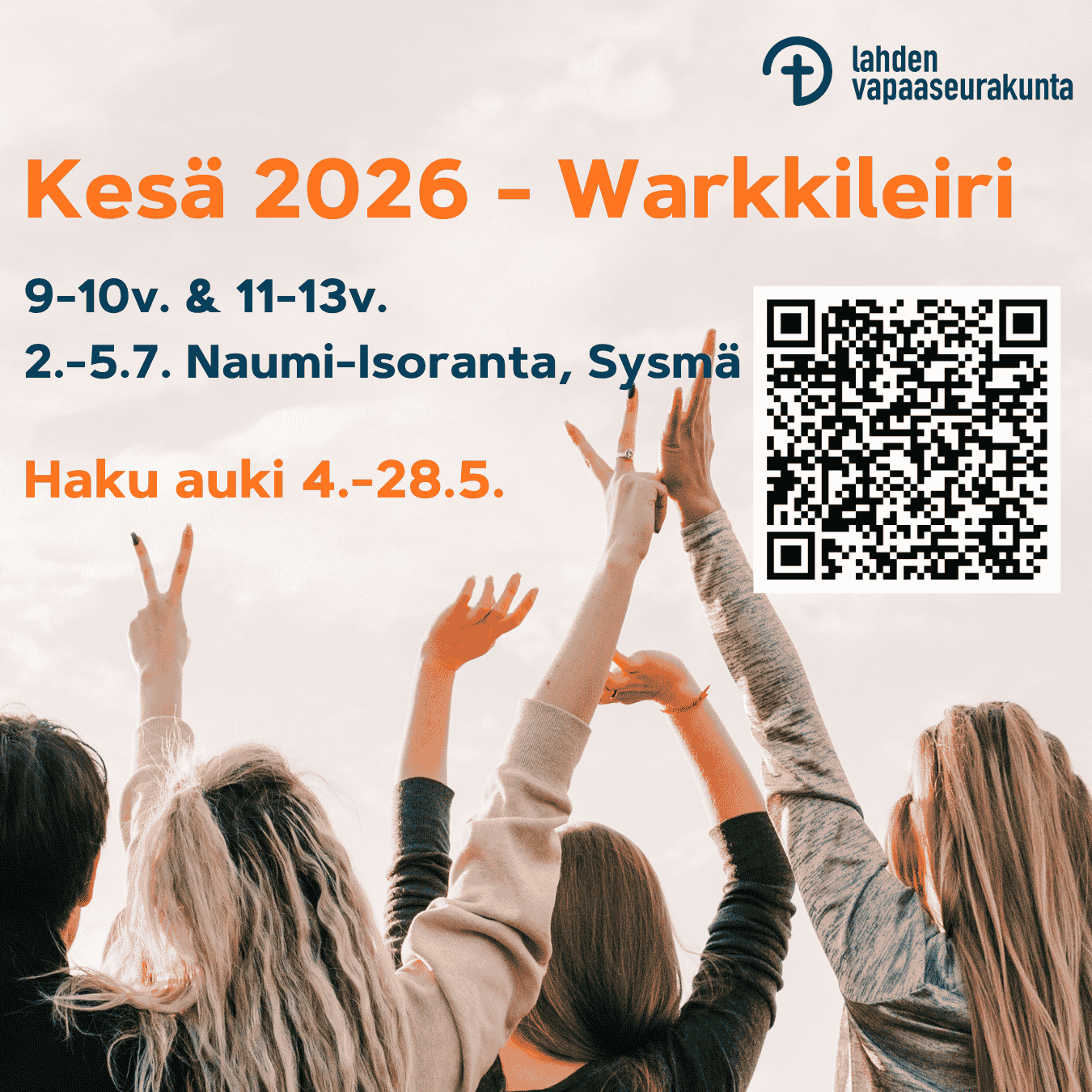 Warkkeja ylistää ja iloitsee