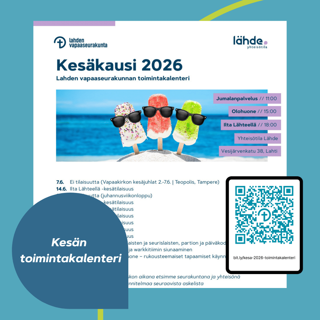 Kesän toimintakalenteri. Kesäinen ranta, kolme iloisen väristä tikkujäätelöä aurinkolasit päässä. 