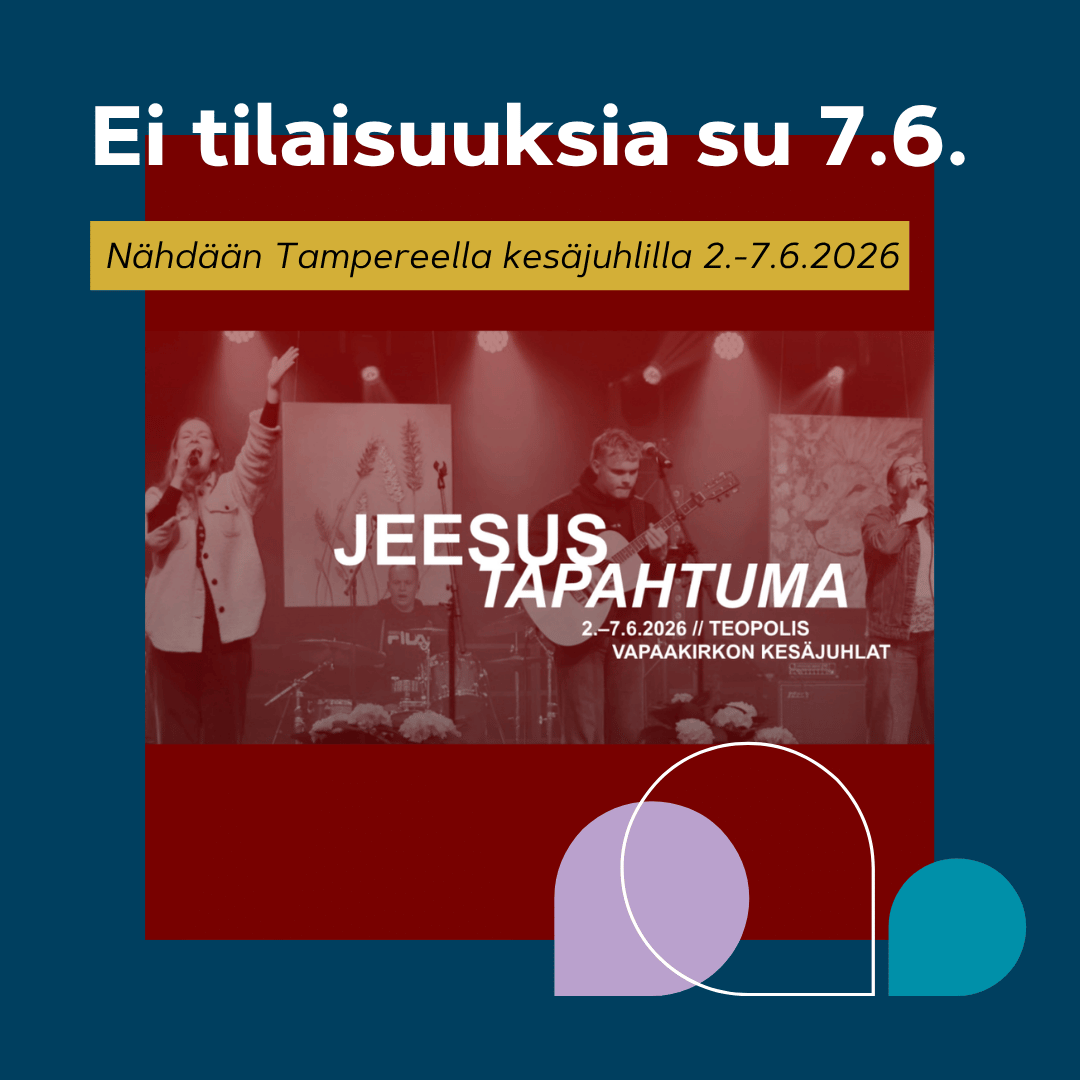 Bändi soittaa ja ylistää Jumalaa.