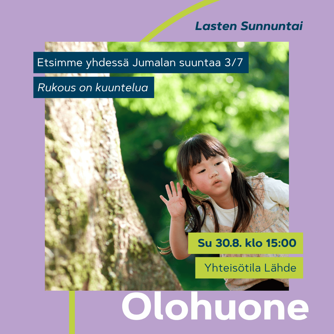 Pieni tyttö kuuntelee keskittyneesti käsi korvallaan luonnon keskellä, kuvastaen kuuntelemista ja herkkyyttä.