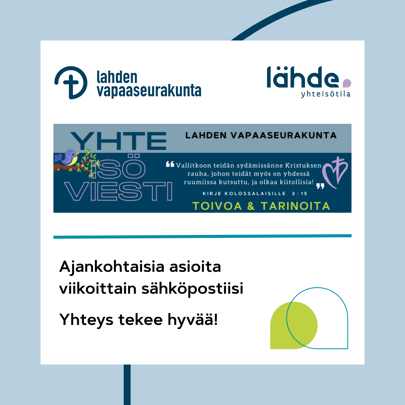 Yhteisöviesti kuva